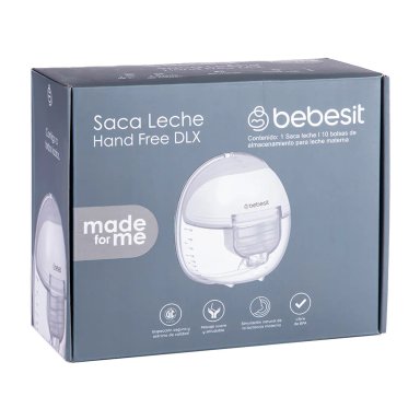 EXTRACTOR LECHE MATERNA ELÉCTRICO MANOS LIBRE + 10 BOLSAS - 6