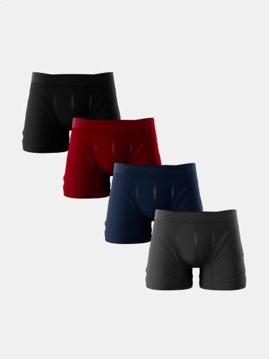 PACK 4 BÓXERS ALGODÓN HOMBRE TOP MULTICOLOR 208PKP4C9 - 1