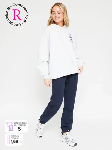 PANTALÓN DE BUZO ALGODÓN MUJER INDEX - 1