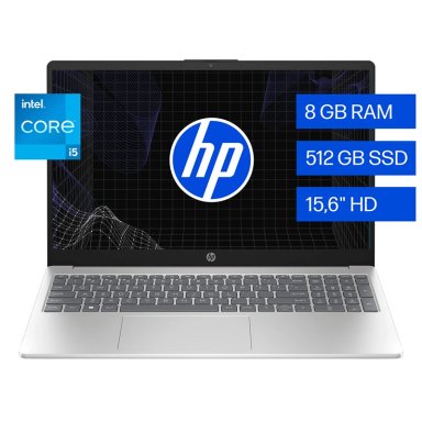 NOTEBOOK HP 15-FD0048LA INTEL CORE I5 8 GB RAM 512 GB SSD 15.6" - 1