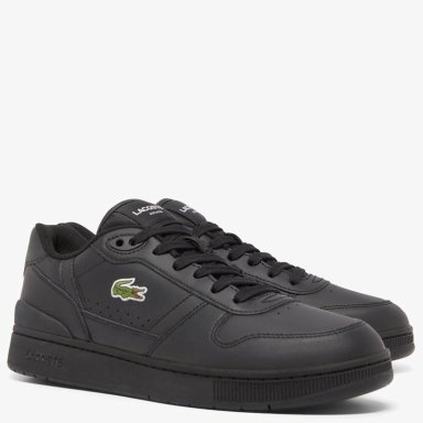 ZAPATILLAS HOMBRE LACOSTE URBANAS NEGRO T-CLIP CUERO - 2