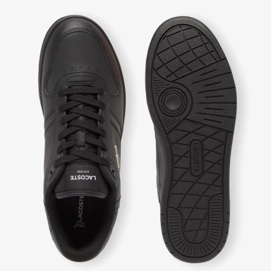 ZAPATILLAS HOMBRE LACOSTE URBANAS NEGRO T-CLIP CUERO - 4