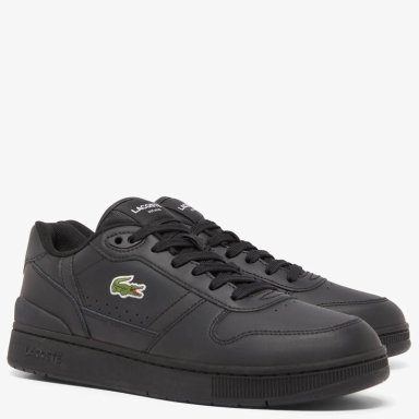 ZAPATILLAS HOMBRE LACOSTE URBANAS NEGRO T-CLIP CUERO - 2