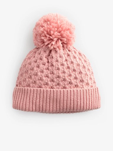 GORRO ALGODÓN NIÑA NEXT ROSADO - 1