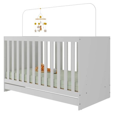 CUNA KIDSCOOL MP0527R.0001 BLANCO NEW 3 FUNCIONES - 1