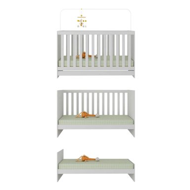 CUNA KIDSCOOL MP0527R.0001 BLANCO NEW 3 FUNCIONES - 3