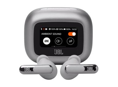 AUDÍFONOS JBL IN EAR LIVE BEAM 3 PLATA BLUETOOTH - 1