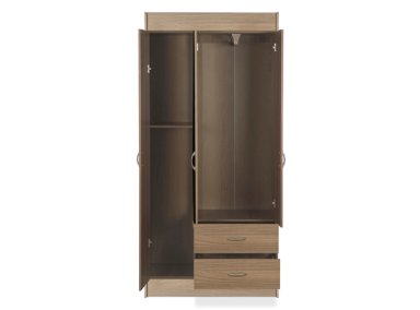 CLOSET STANFORD 3 PUERTAS 2 CAJONES NOGAL - 3