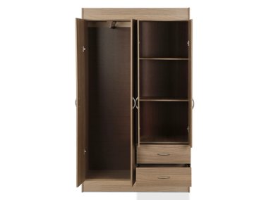 CLOSET STANFORD 4 PUERTAS 2 CAJONES NOGAL - 3
