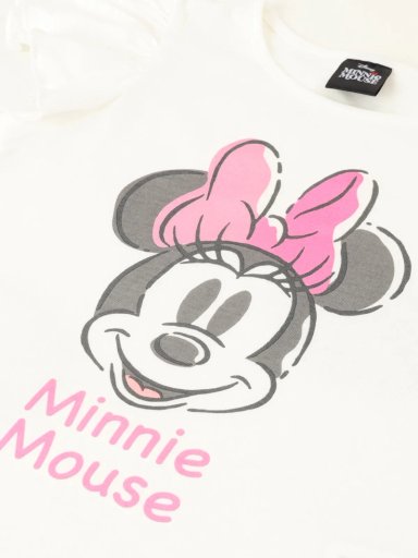 POLERA MANGA CORTA NIÑA MINNIE BLANCO MINNIE MOUSE - 3