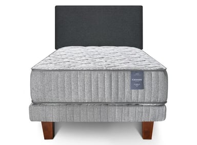 CAMA EUROPEA CANON HYBRID VISCO 1.5PL + RESPALDO WALL MARENGO - 1