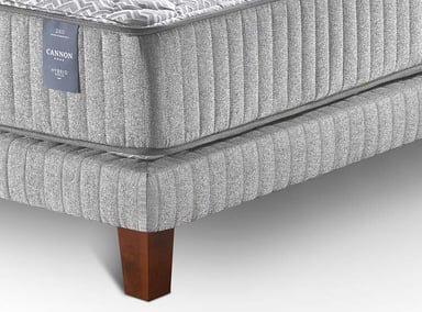 CAMA EUROPEA CANON HYBRID VISCO 1.5PL + RESPALDO WALL MARENGO - 6
