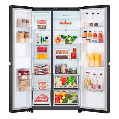 REFRIGERADOR SIDE BY SIDE LG GS66BPM 664L NO FROST GRAFITO - 7