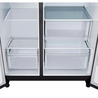 REFRIGERADOR SIDE BY SIDE LG GS66BPM 664L NO FROST GRAFITO - 10