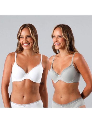PACK 2 SOSTENES MUJER FLORES PERFECT COVER 25491 - 1