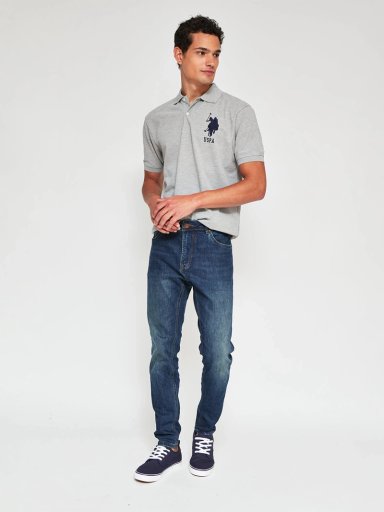 POLERA HOMBRE US POLO ASSN ALGODÓN MANGA CORTA - 4