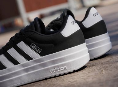 ZAPATILLAS MUJER ADIDAS CASUALES NEGRO VL COURT BOLD - 11