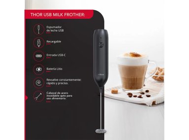 ESPUMADOR DE LECHE THORBEN THOR USB MILK FROTHER - 2