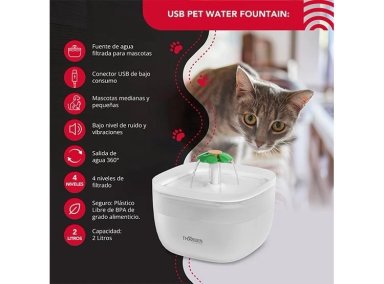 BEBEDERO PERROS Y GATOS THOR PET WATER FOUNTAIN THORBEN - 2