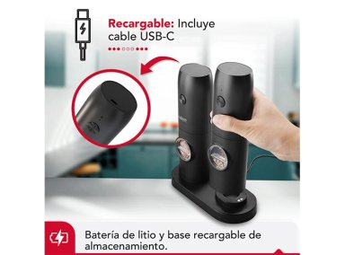 SET MOLEDORES DE ESPECIAS THORBEN THOR USB GRINDER - 4