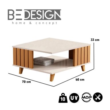 MESA DE CENTRO BE DESIGN ACAI PERLA - 5