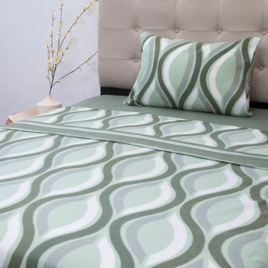 JUEGO DE SÁBANAS DORAL SENSES 1.5PL POLAR MULTICOLOR ESTAMPADO D1 - 1