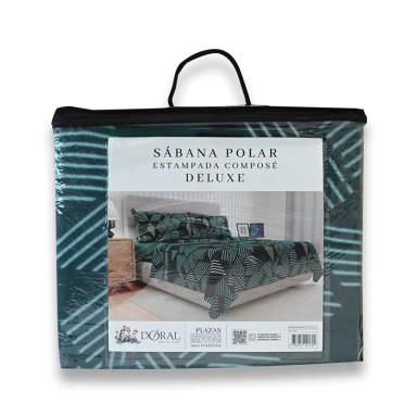 JUEGO DE SÁBANAS DORAL SENSES 2PL POLAR MULTICOLOR ESTAMPADO D10 - 5