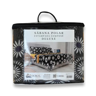JUEGO DE SÁBANAS DORAL SENSES 2PL POLAR MULTICOLOR ESTAMPADO D7 - 5