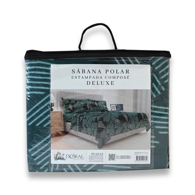 JUEGO DE SÁBANAS DORAL SENSES KING POLAR MULTICOLOR ESTAMPADO D10 - 5