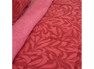 CUBRECAMA DORAL SENSES SHERPA 1.5PL D1 GUINDA - 3
