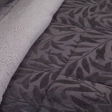 CUBRECAMA DORAL SENSES SHERPA 2PL D1 GRIS - 3