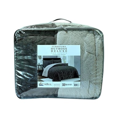 CUBRECAMA DORAL SENSES SHERPA 2PL D1 GRIS - 5