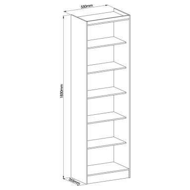 CLÓSET VEKKA HOME QUEEN 2 PUERTAS BLANCO - 7