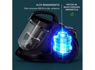 ASPIRADORA TRINEO ROWENTA CICLÓNICA SWIFT POWER RO2981EA AZUL - 5
