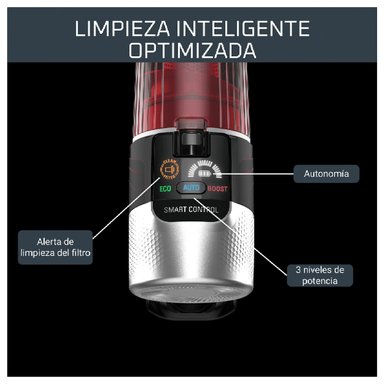 ASPIRADORA VERTICAL ROWENTA INALÁMBRICO ANIMAL PARQUET X-FORCE FLEX 9.60 RH2087WO - 6