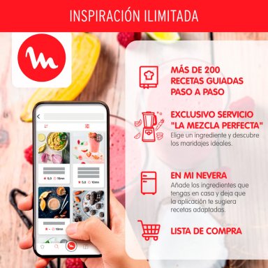 LICUADORA MOULINEX PERFECT MIX&COOK LM835D10 1400W 1.7 LT - 7
