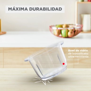 PROCESADORA MOULINEX GLASS BOWL XL DJ602110 - 3