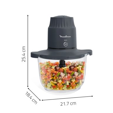 PROCESADORA MOULINEX GLASS BOWL XL DJ602110 - 8