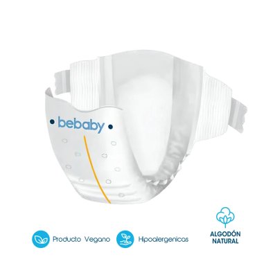 PAÑALES BEBESIT BABY PREMIUM XG 56U HIPOALERGENICO - 4