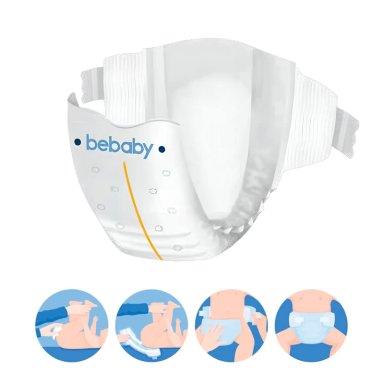 PAÑALES BEBESIT BABY PREMIUM XG 56U HIPOALERGENICO - 5