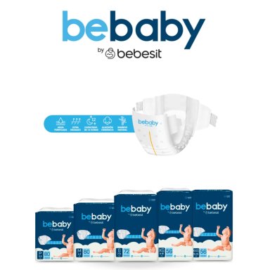 PAÑALES BEBESIT BABY PREMIUM XG 56U HIPOALERGENICO - 8
