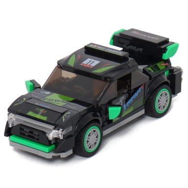 BLOQUES 183PCS AUTO NEGRO C/ALERON - 1