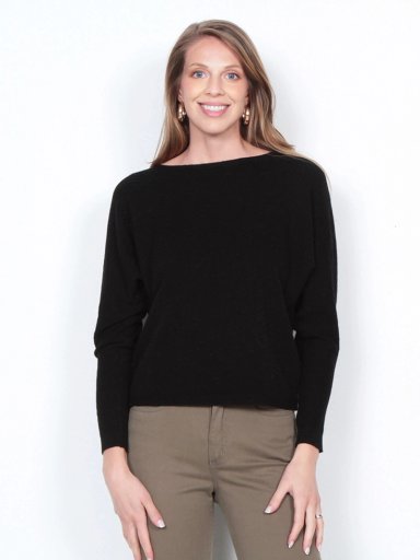SWEATER MUJER WADOS MANGA LARGA ESCOTE BOTE - 4
