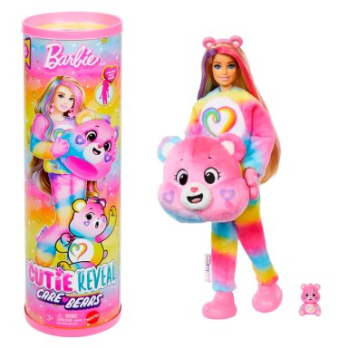 BARBIE CUTIE REVEAL MUÑECA OSITOS CARIÑOSITOS COLORIDOS - 1