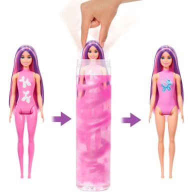BARBIE COLOR REVEAL MUÑECA ANIMALITOS CON GLOBOS - 2