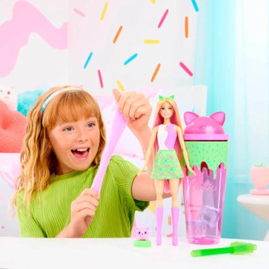 MUÑECA BARBIE POP REVEAL SERIE DE ANIMALITOS SORPRESA - 2