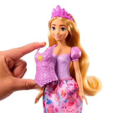 MUÑECA DISNEY PRINCESAS SET DE JUEGO RAPUNZEL CAMBIO DE VESTIDO - 4