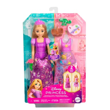 MUÑECA DISNEY PRINCESAS SET DE JUEGO RAPUNZEL CAMBIO DE VESTIDO - 6