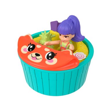 POLLY POCKET SET DE JUEGO COMPACTO REVEAL COMIDITA RÁPIDA - 6