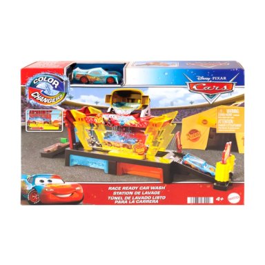 AUTO DE JUGUETE CARS COLOR CHANGERS PISTA AUTOLAVADO RAYO MCQUEEN - 8